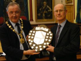 Provost Alex Graham and Andrew Ross, Scottish Canals